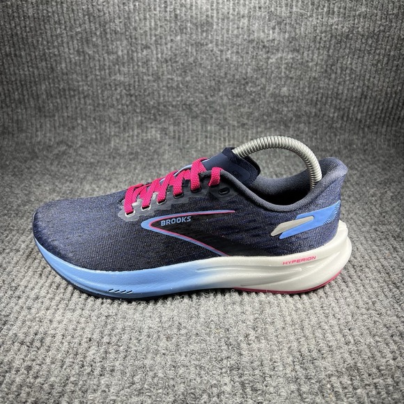 Brooks Hyperion Women's Size 8 Peacoat Lilac Rose Running Shoes 1203961B430 - Picture 5 of 12